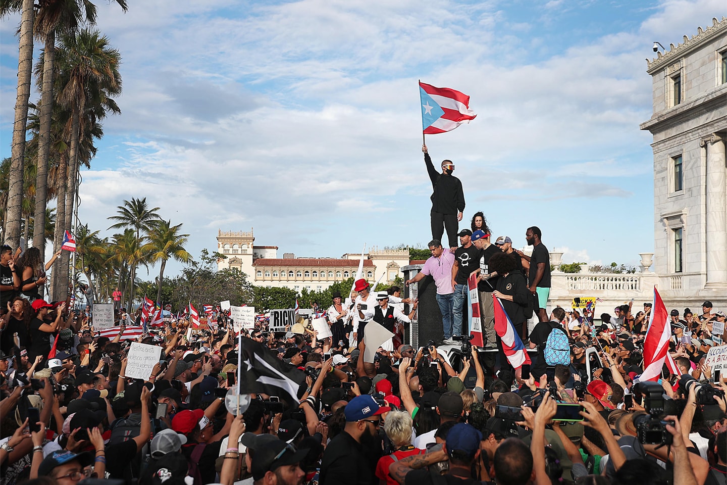 Movilizaciones el mes de julio en San Juan, Puerto Rico.